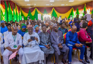 Cross section of participants at the Opening Ceremony